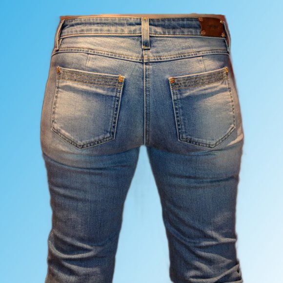 Roberto Cavalli Jeans Brand New Intricate Woven pattern 46/6 Never Worn With Tag - Picture 2 of 16